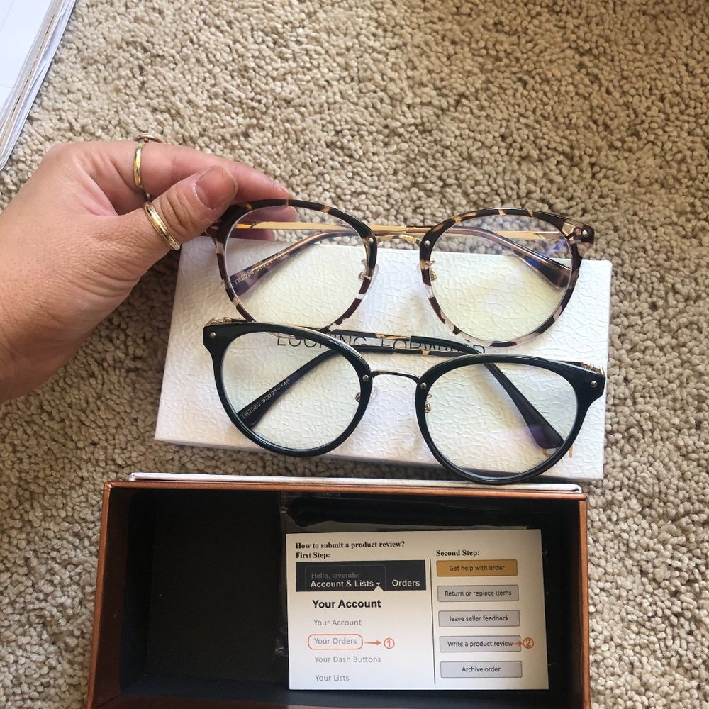 Brand new blue light glasses